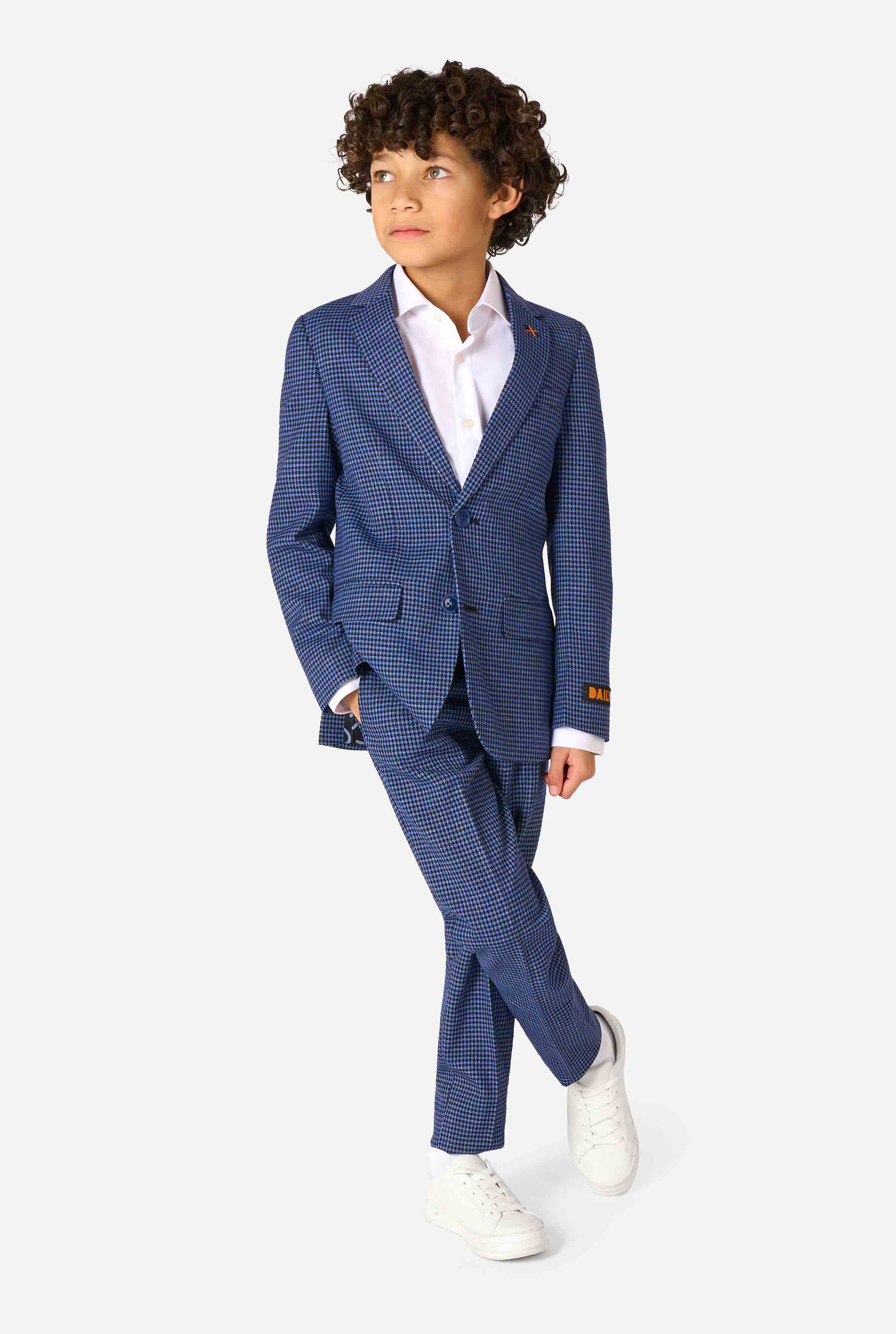 Daily Checked Navy - Image 2