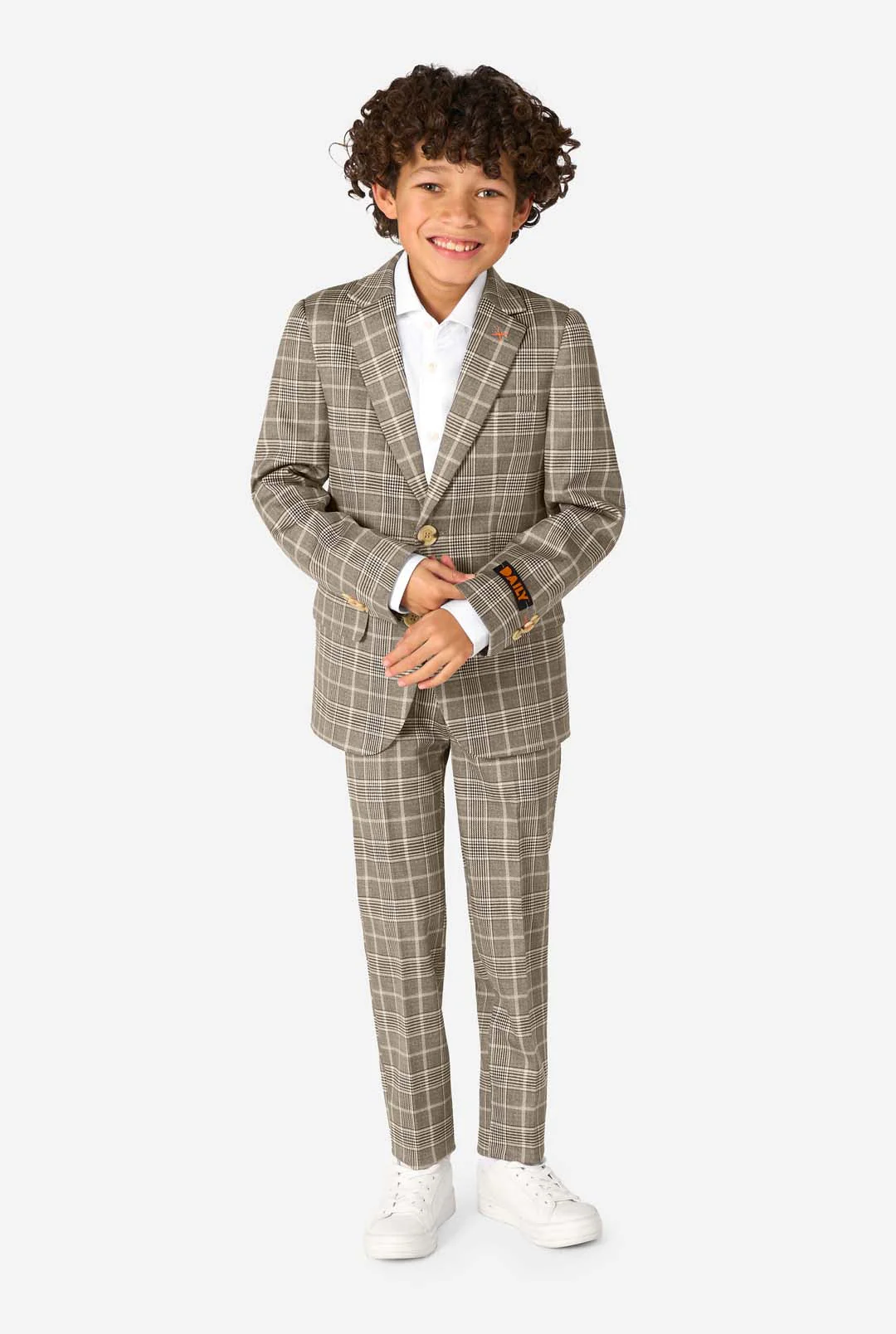 Daily Checked Tan - Image 2