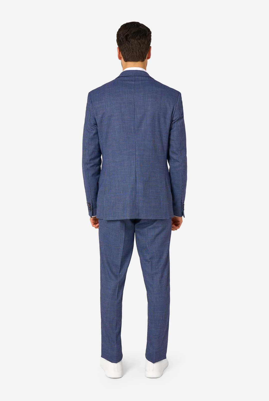Daily Checked Navy - Image 4
