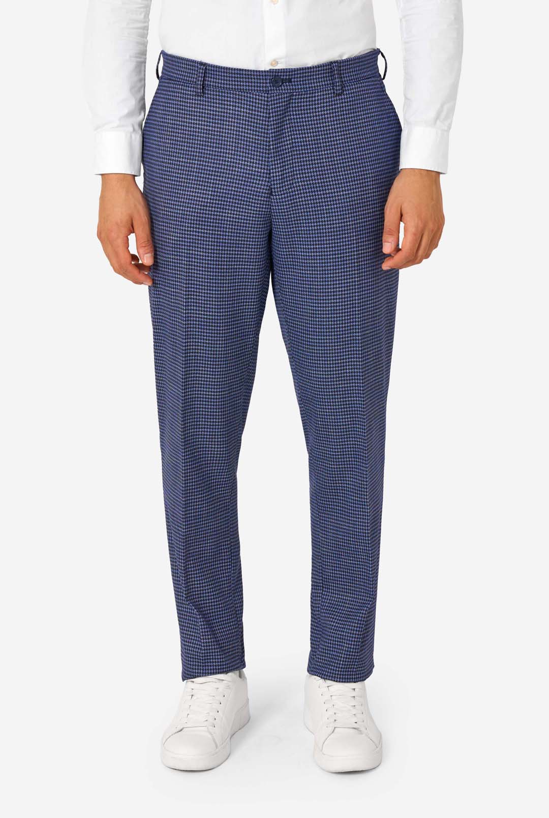 Daily Checked Navy - Image 5