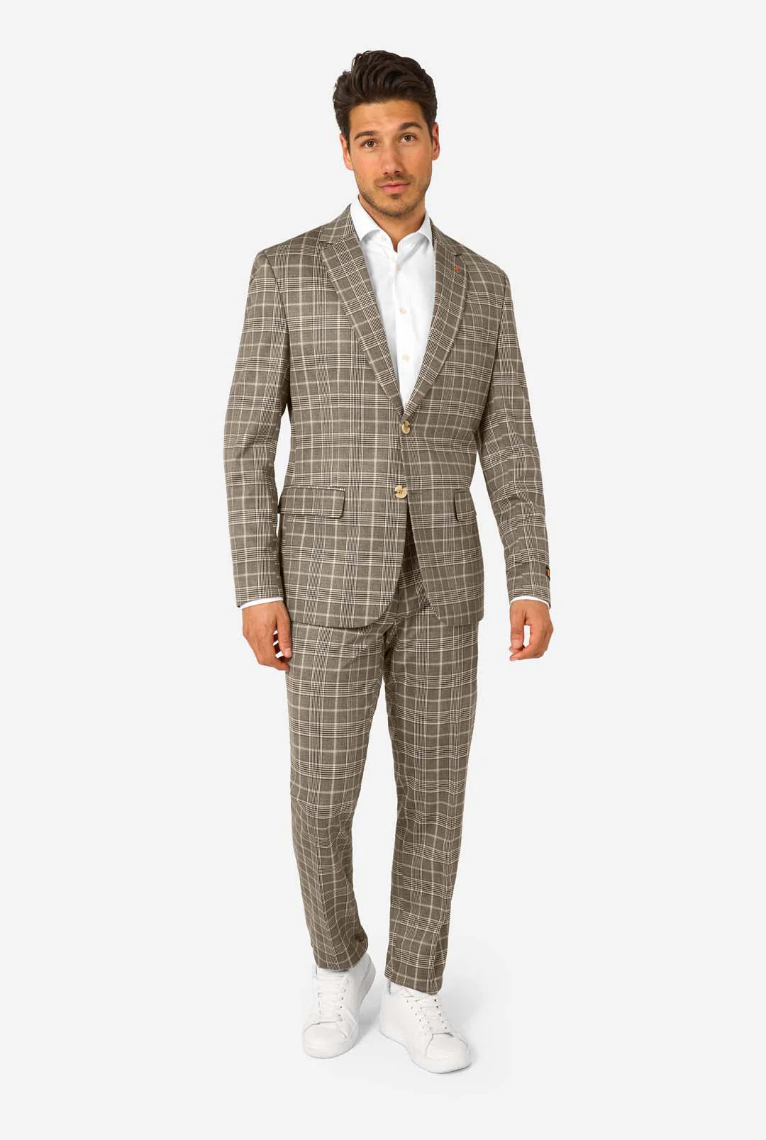 Daily Checked Tan - Image 2