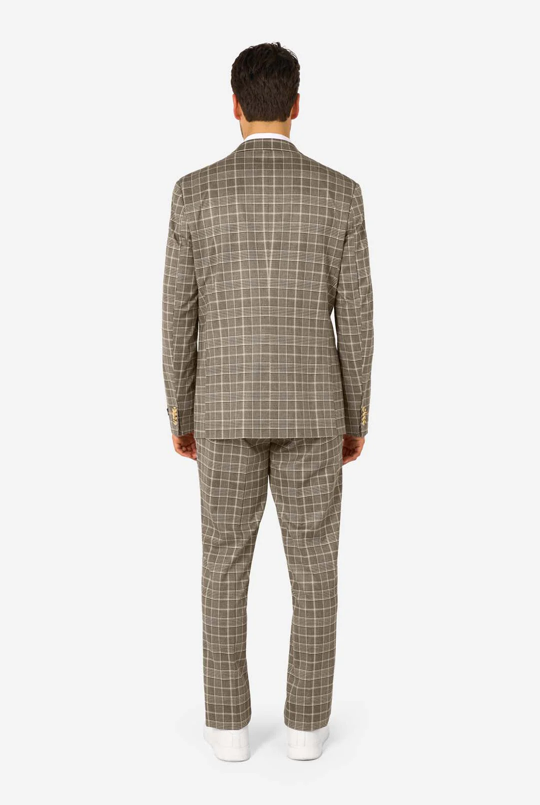 Daily Checked Tan - Image 4