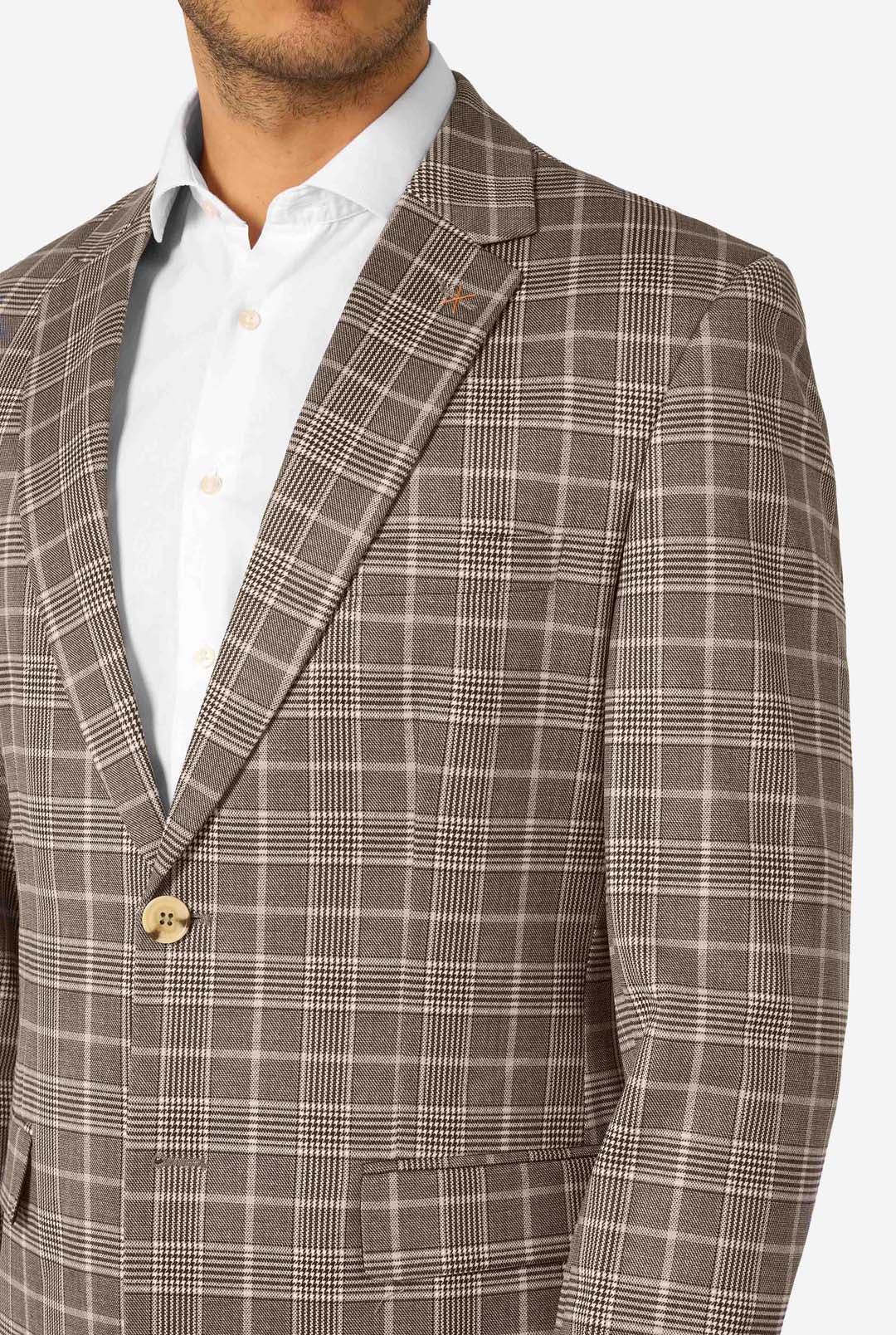 Daily Checked Tan - Image 7
