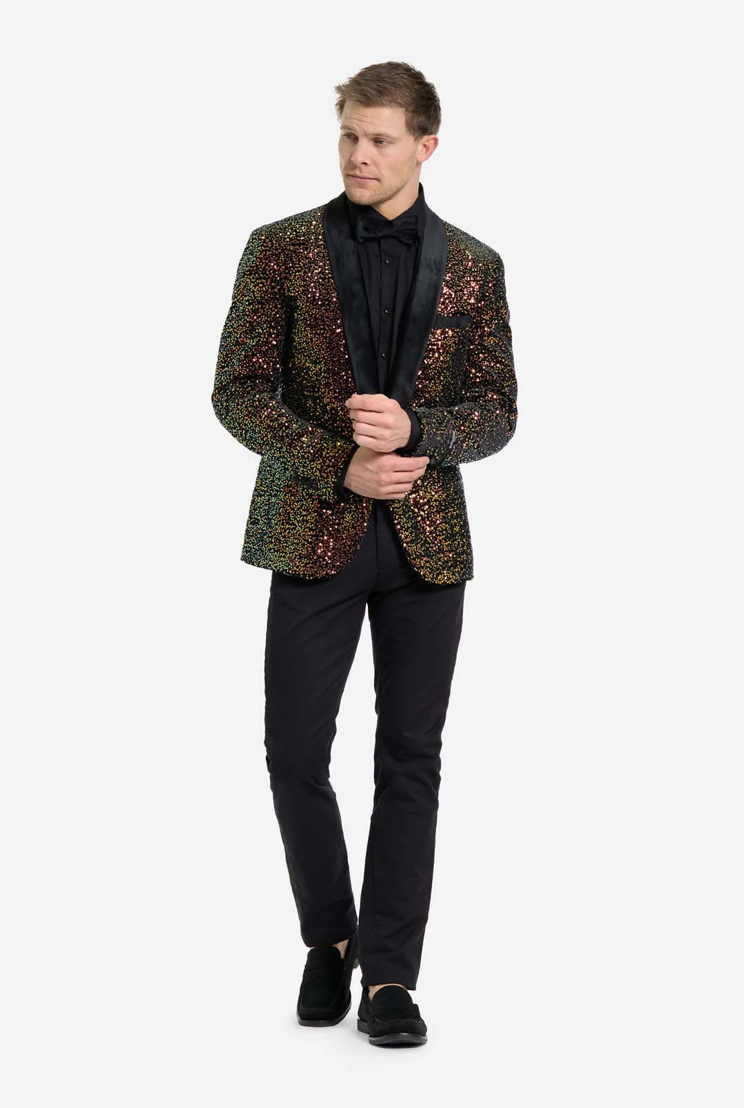 Dinner Jacket - Amber Sequins  | Sequin blazer - Image 2