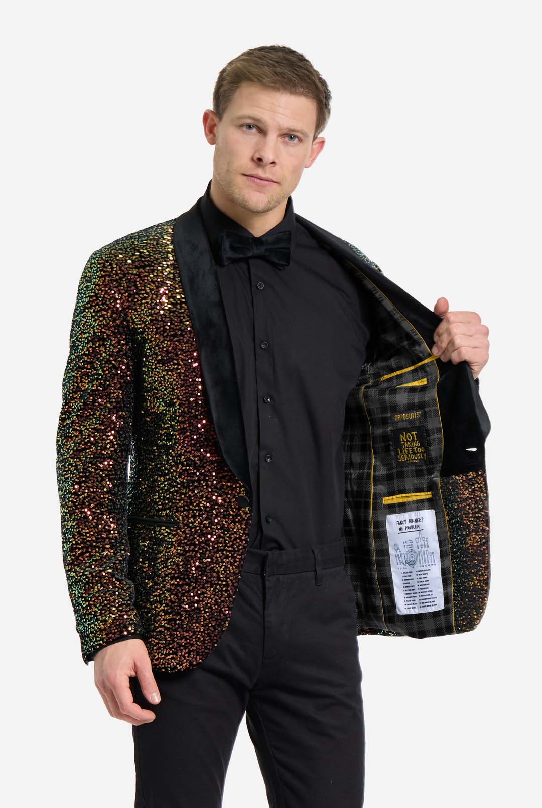 Dinner Jacket - Amber Sequins  | Sequin blazer - Image 4