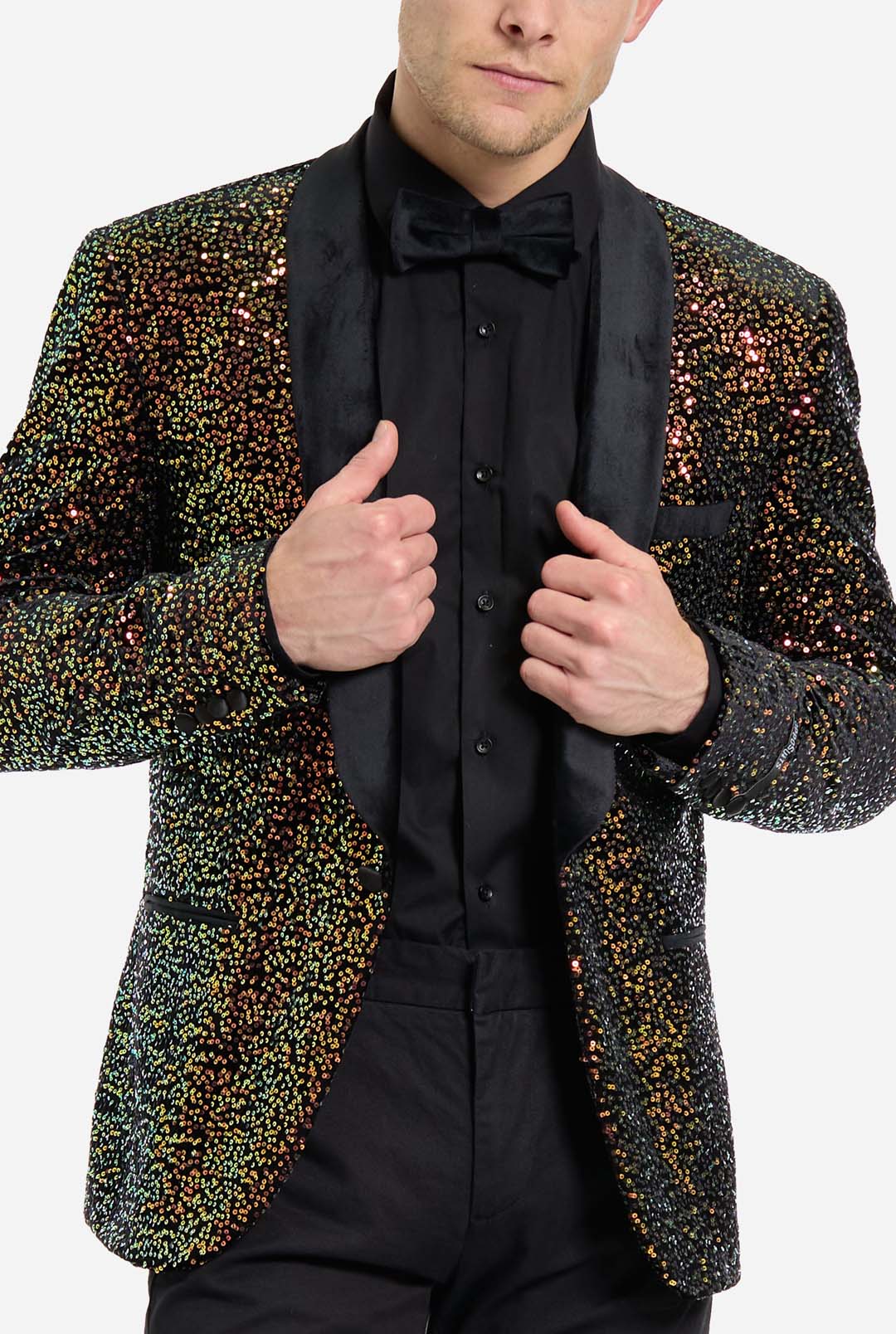Dinner Jacket - Amber Sequins  | Sequin blazer - Image 7