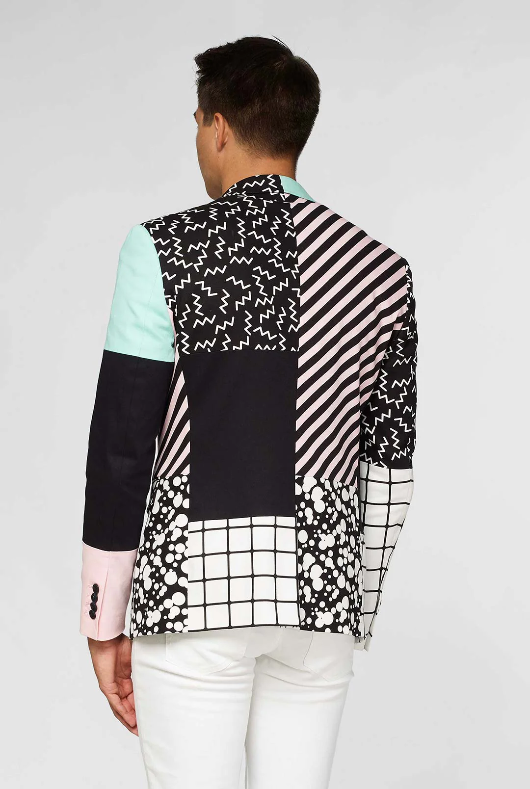 Retro - Cut & Sew - Black - Image 3