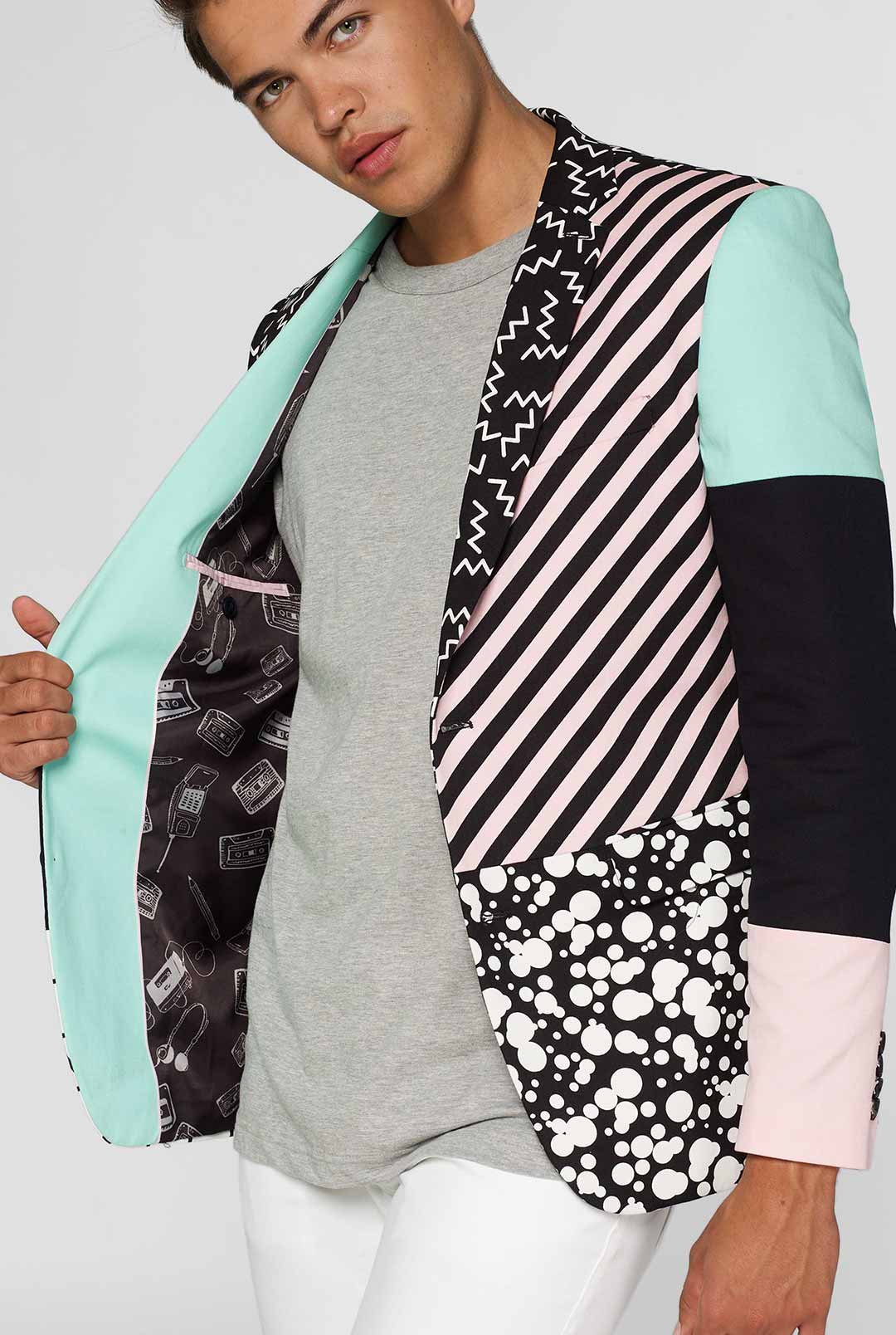 Retro - Cut & Sew - Black - Image 4