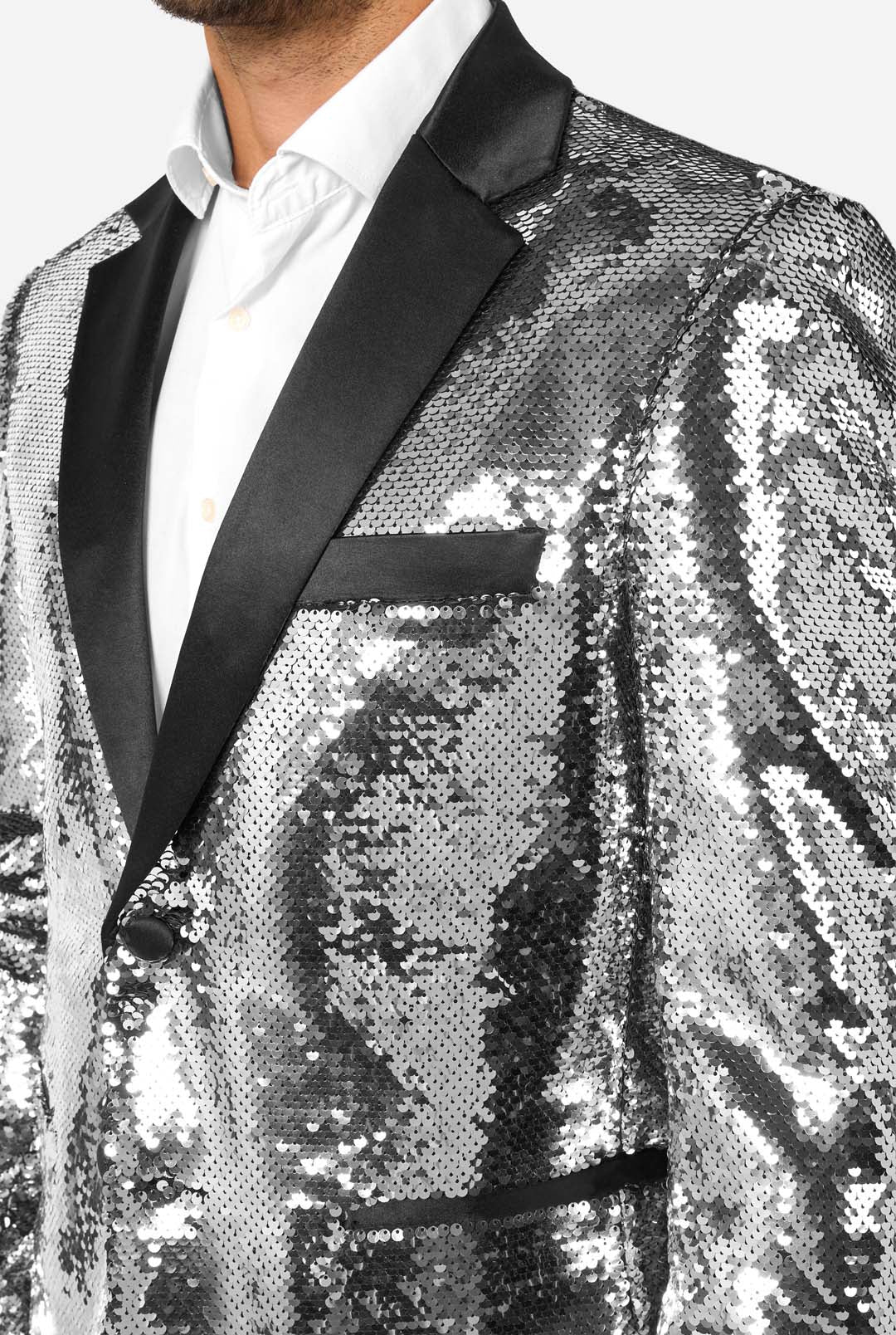 Shiny Silver Sequins - Image 6