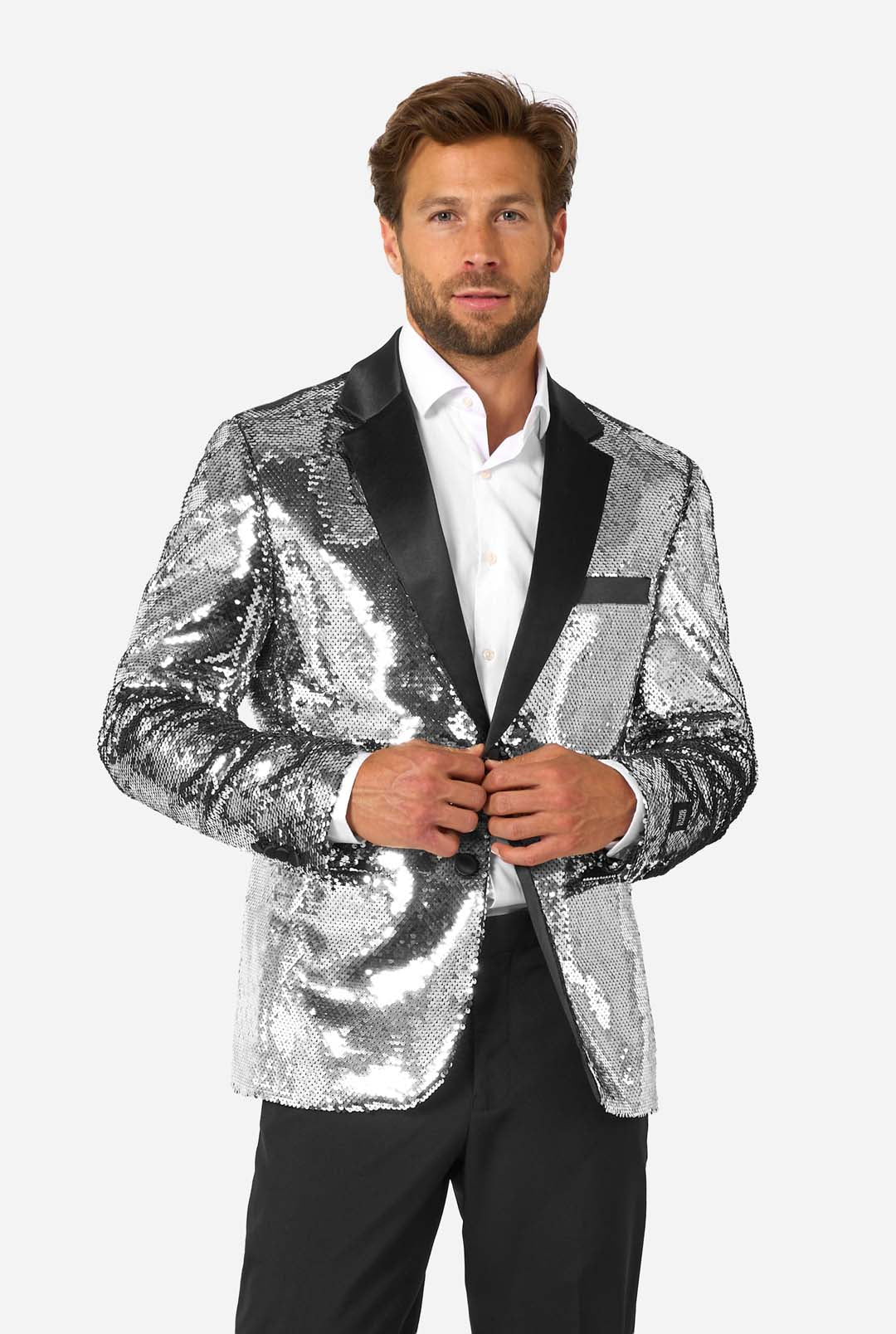 Shiny Silver Sequins - Image 7