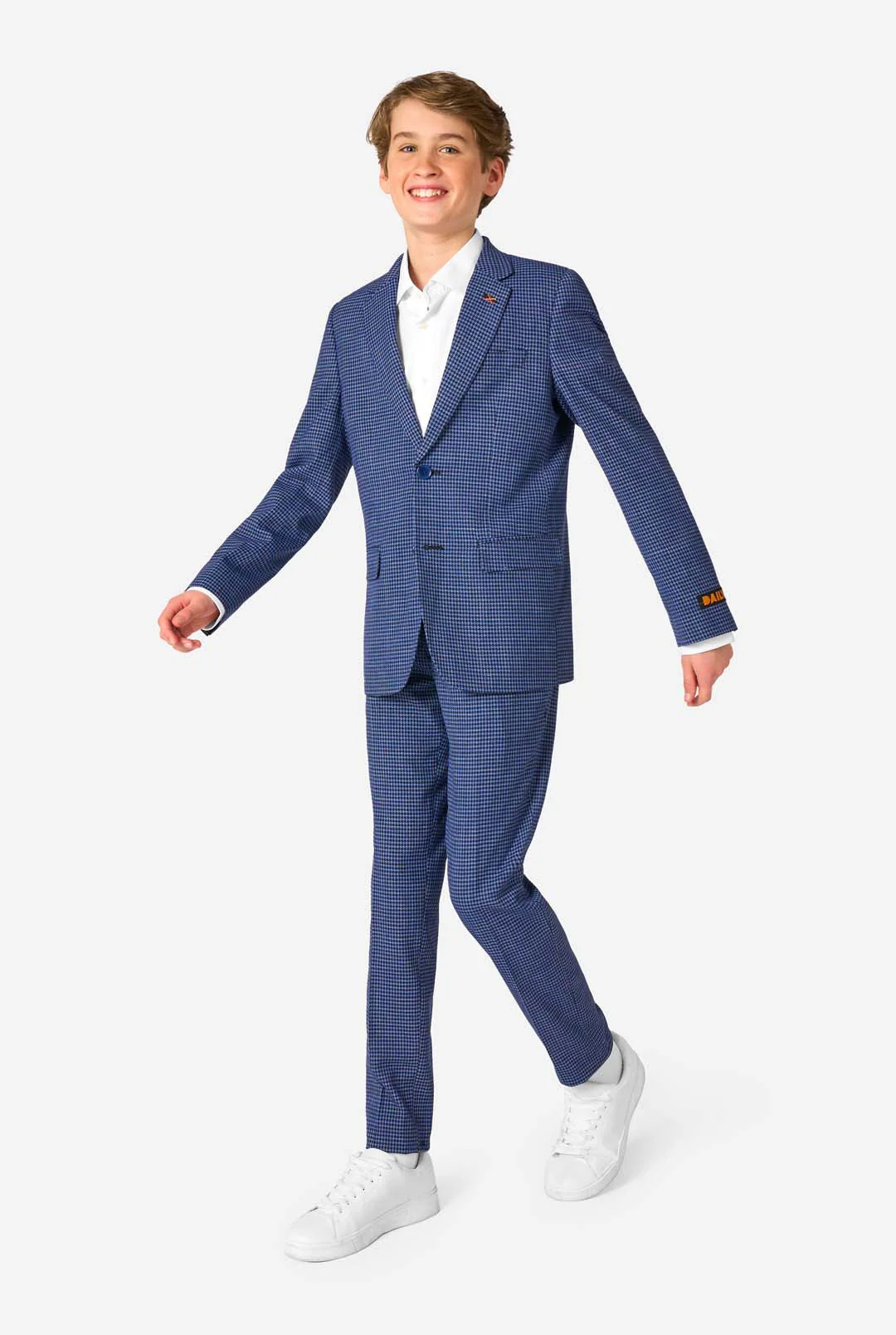 Daily Checked Navy - Image 2