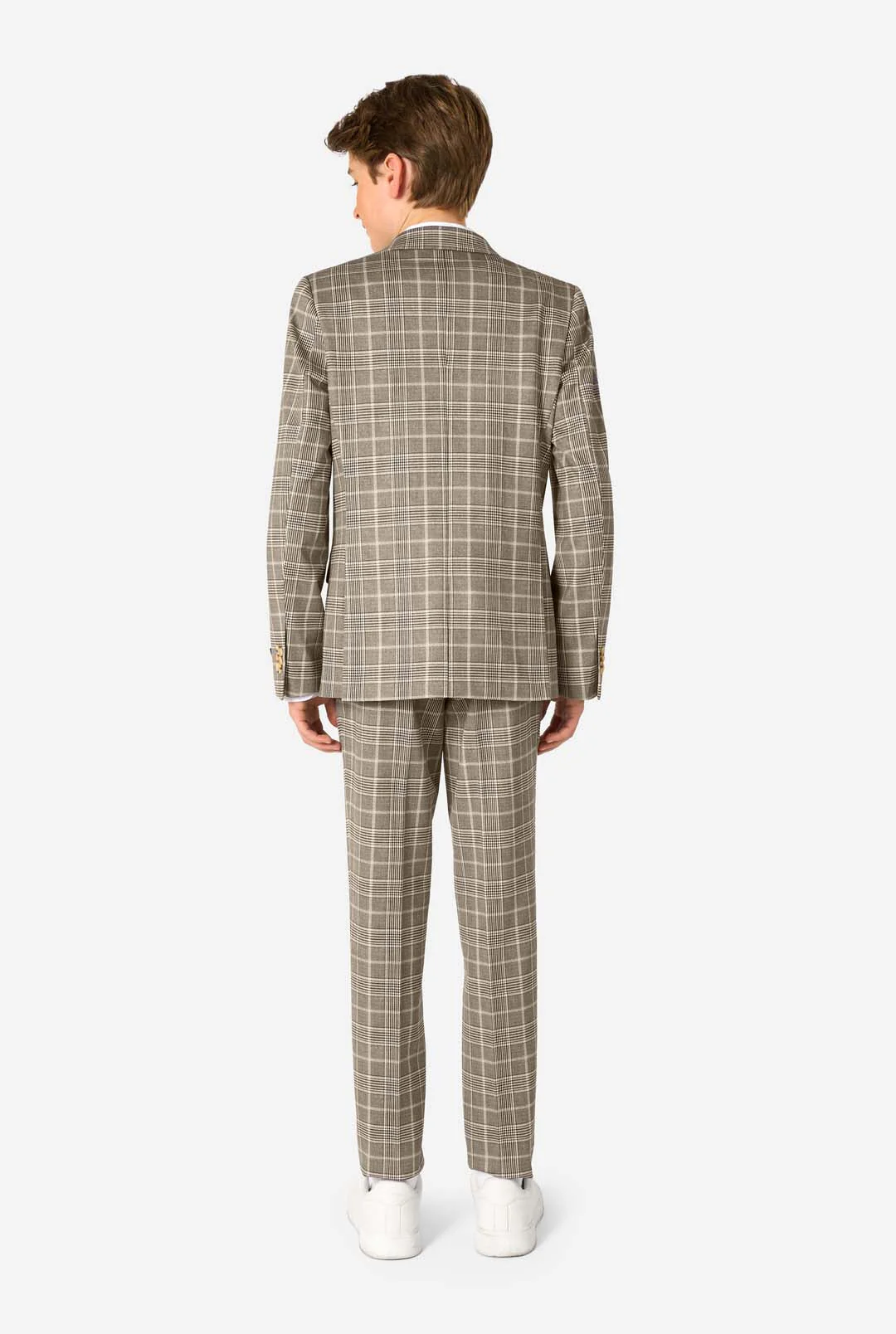 Daily Checked Tan - Image 4