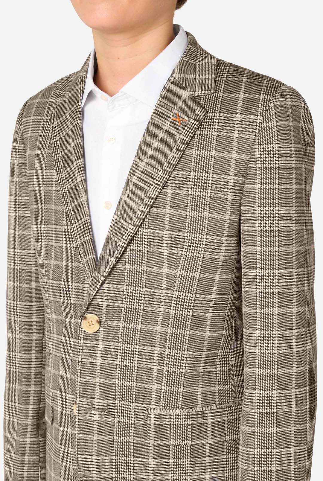 Daily Checked Tan - Image 7